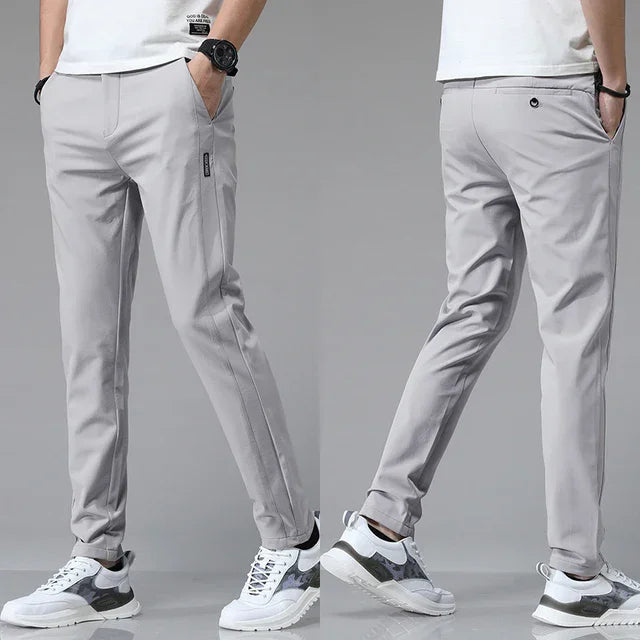 Ultra-Thin Stretch Slim Pants
