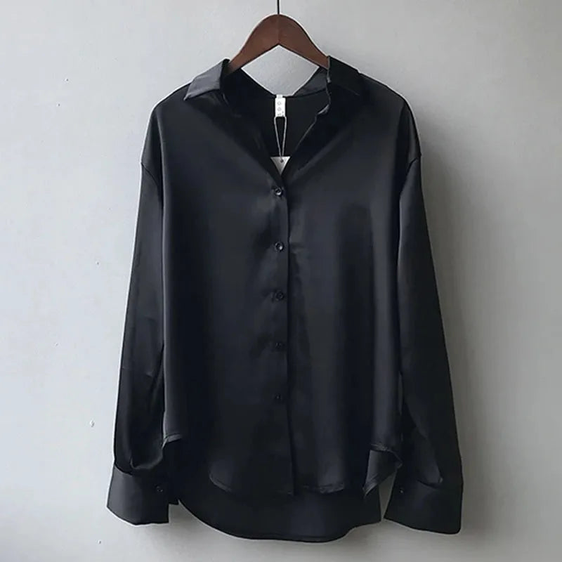 Simple Satin Blouse