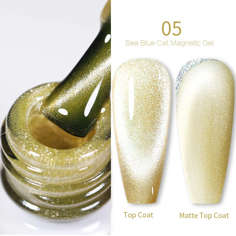 Sparkling Magnetic Cat Eye Gel Polish