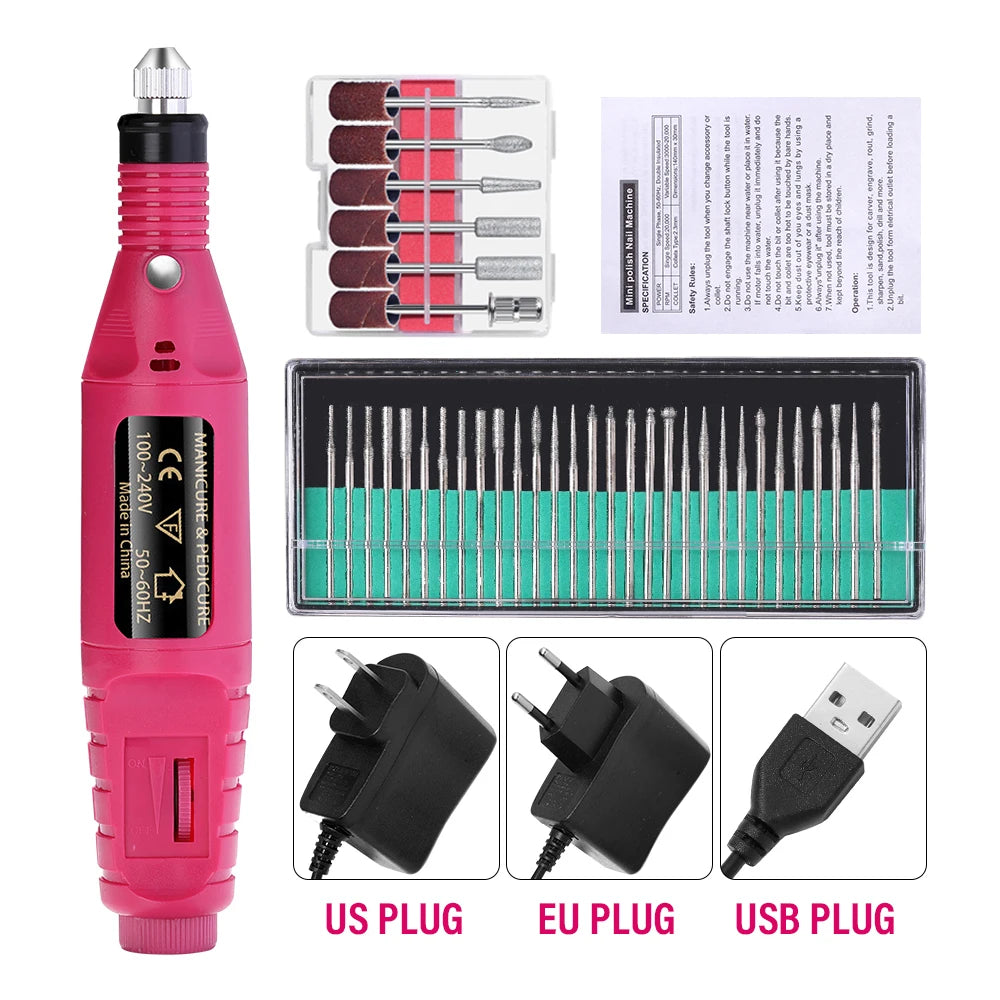 Electric Nail Drill Machine