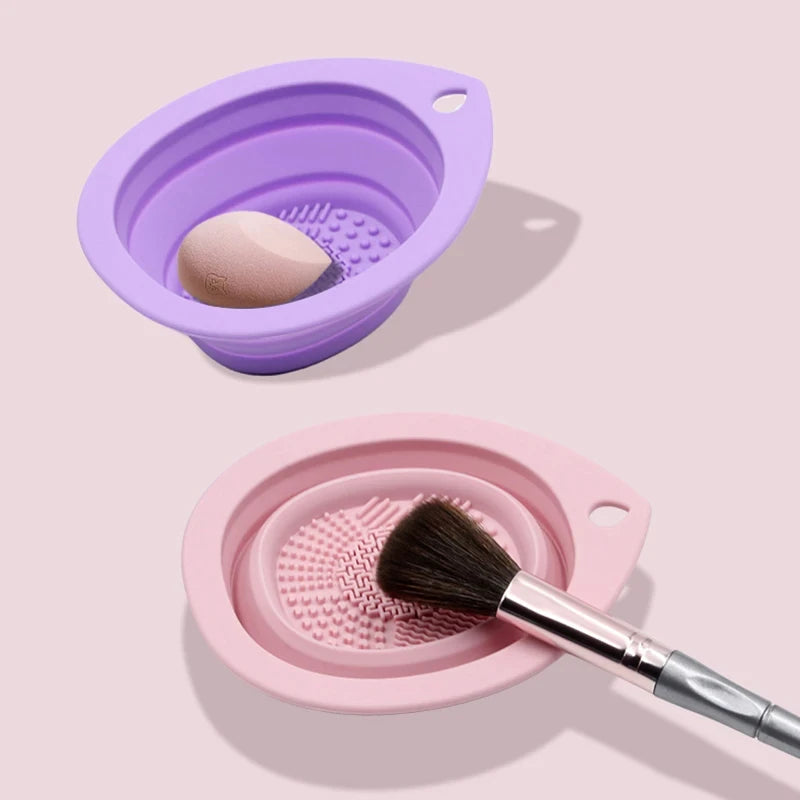 Folding Silicone Makeup Brush Cleaner