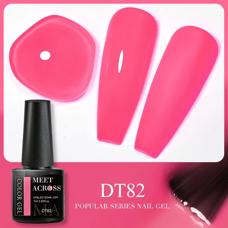 5ml Pink Dried Flower Gel Nail Polish