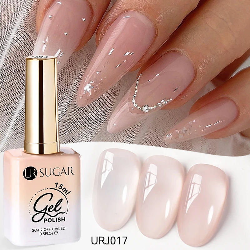 Jelly Milky White Translucent UV Gel Polish