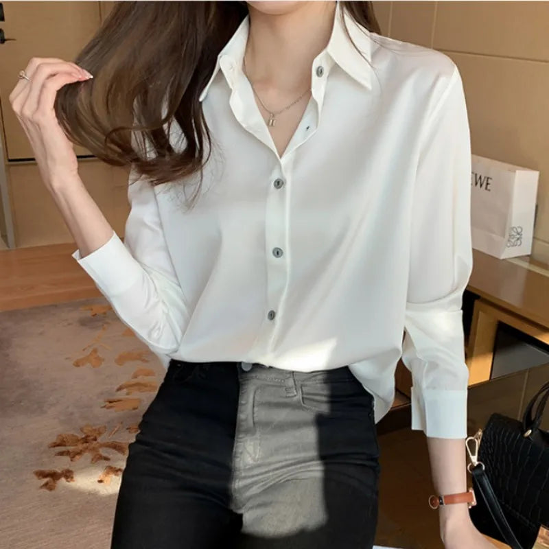 Satin OL Fashion Shirt