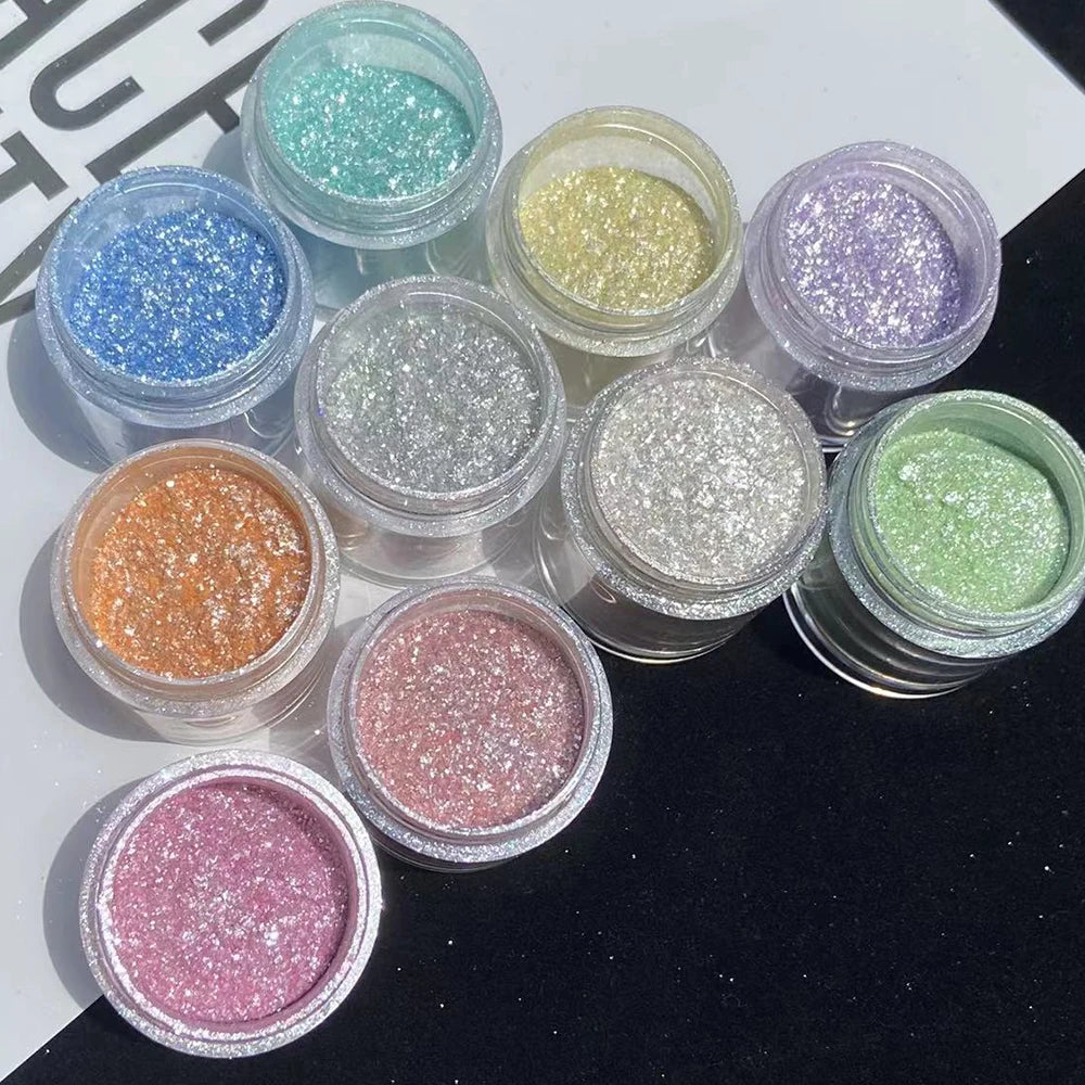 10 Holographic Glitter Colors