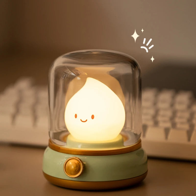 Mini LED Rechargeable Cartoon Night Lamp