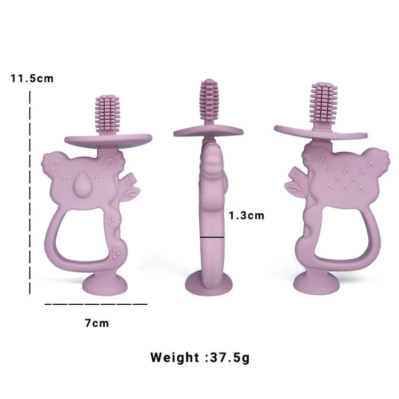 Koala Silicone Teether Training Toothbrush