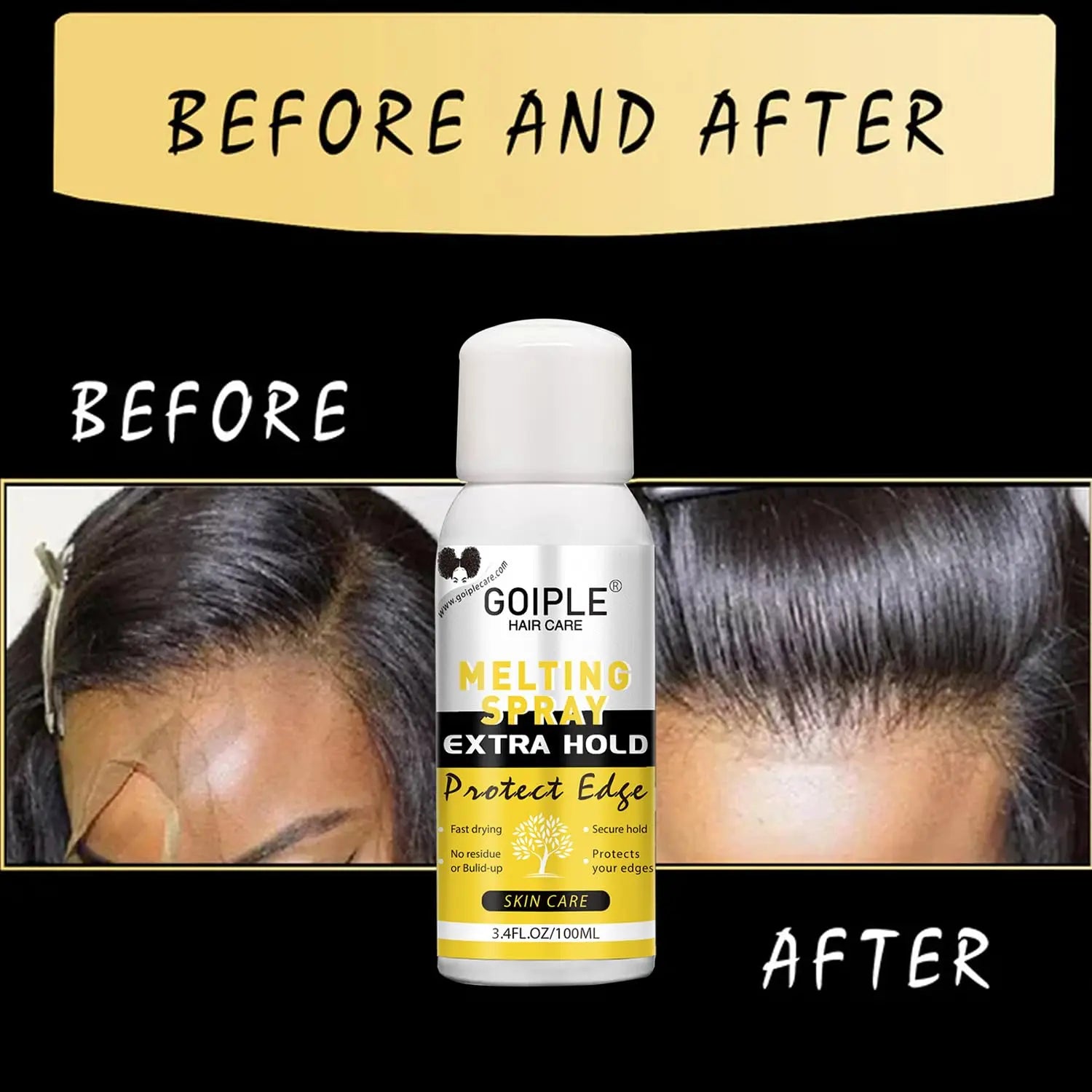 Waterproof Lace Wig Melting Spray