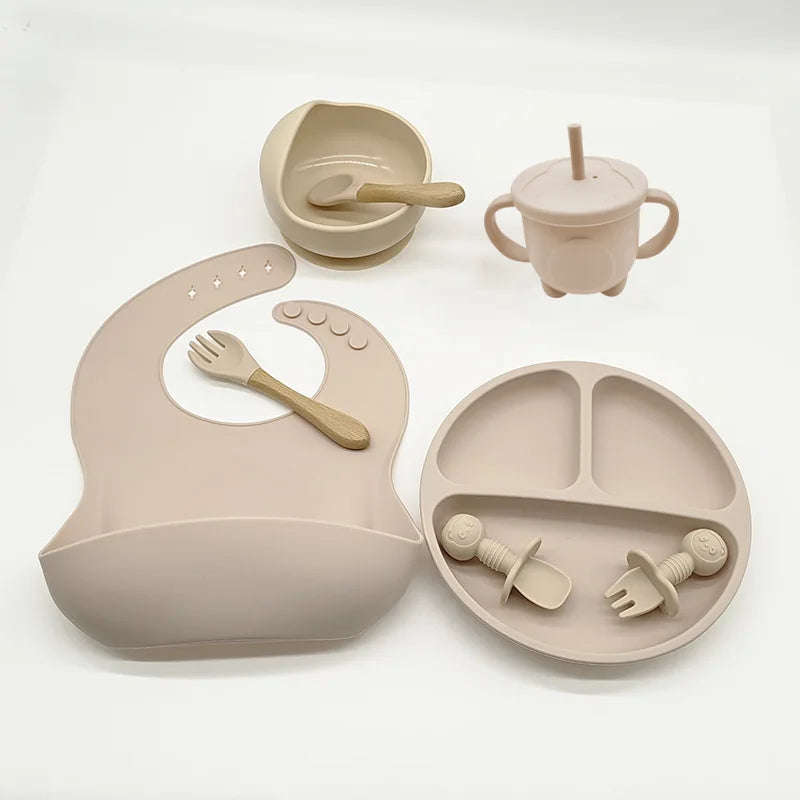 Silicone Baby Tableware Set