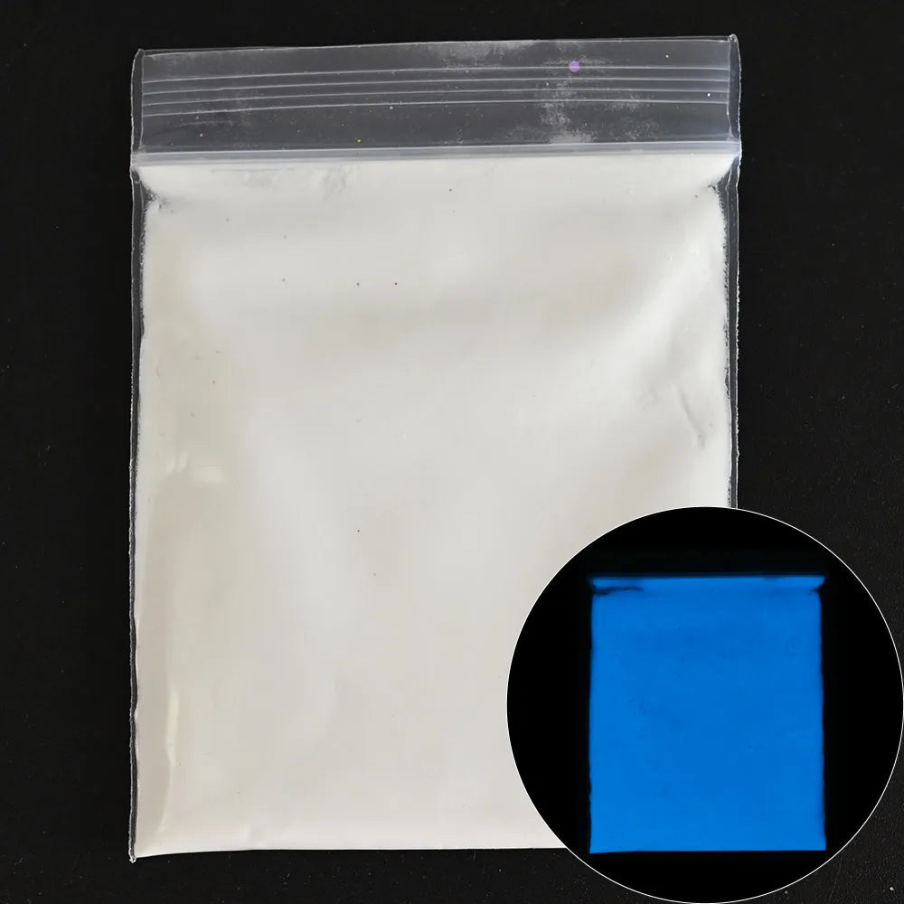 Blue-Green Luminous Nail Powder