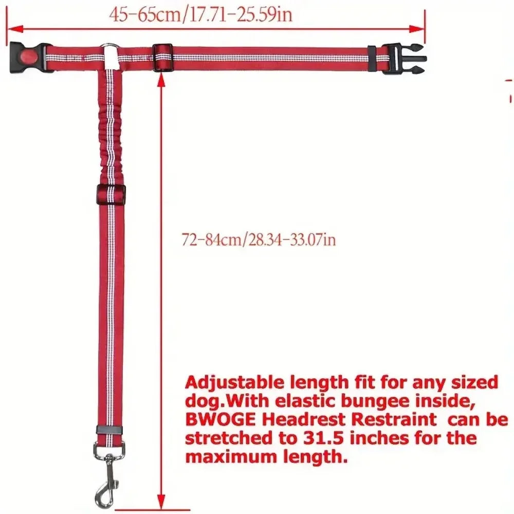 Reflective Pet Car Seat Belt