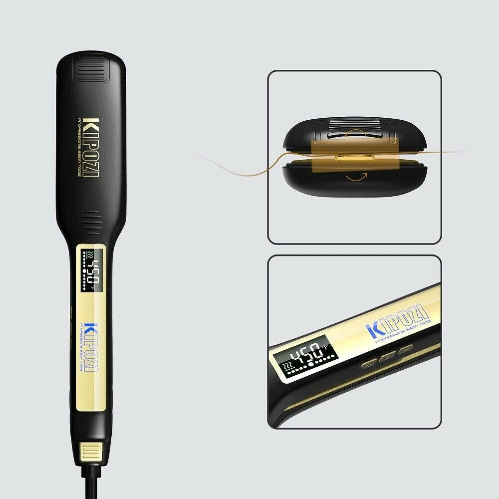 Professional Titanium Flat Iron Hair Straightener
