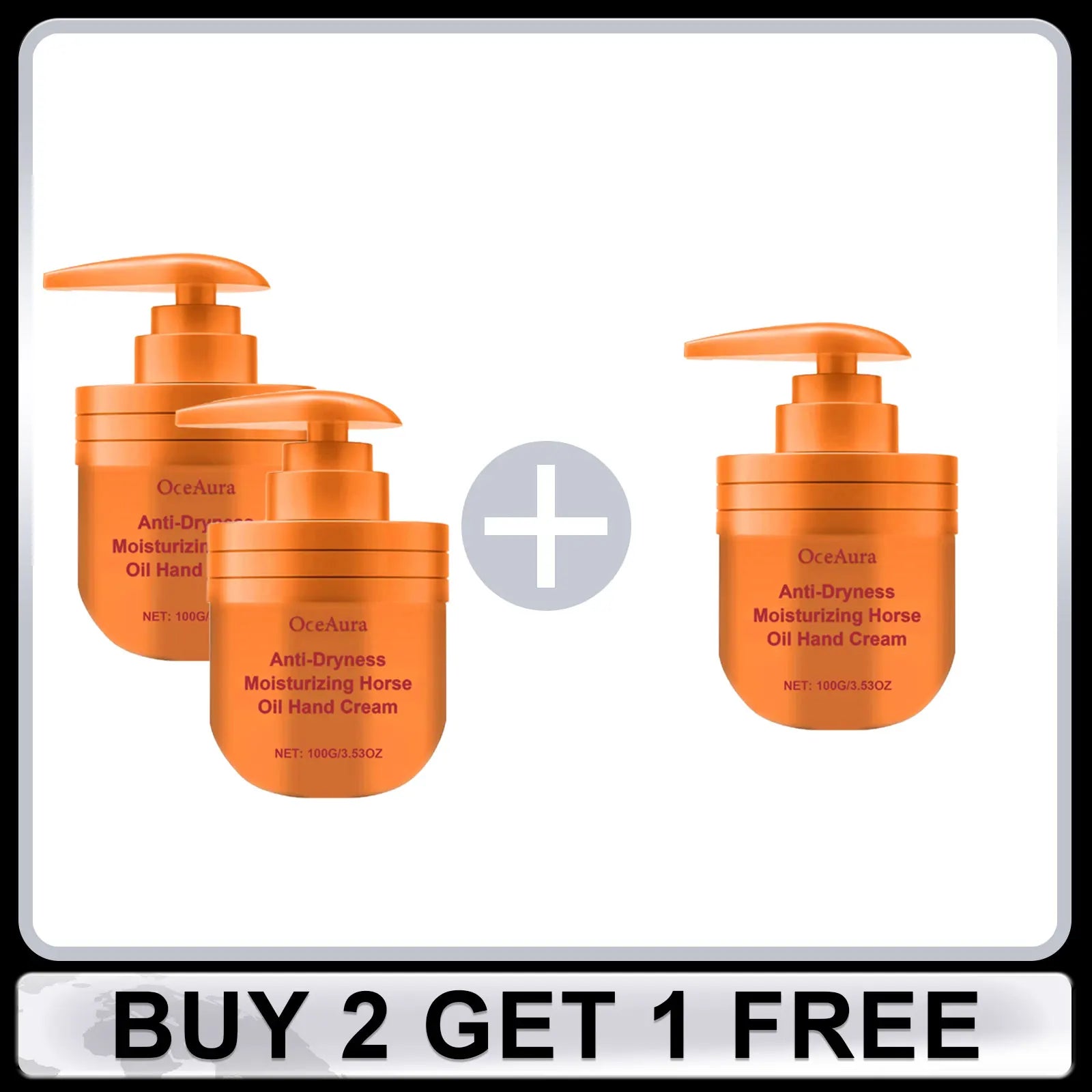 Horse Oil Moisturizing Hand Cream