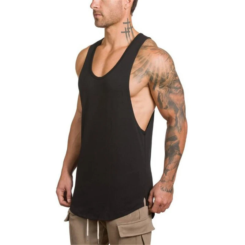 Cotton Sleeveless Muscle Tank