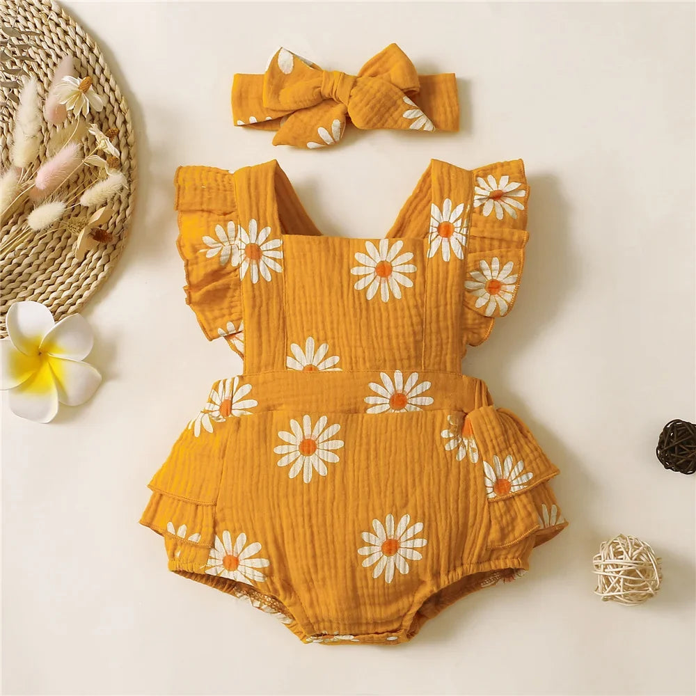 Baby Girl Floral Romper
