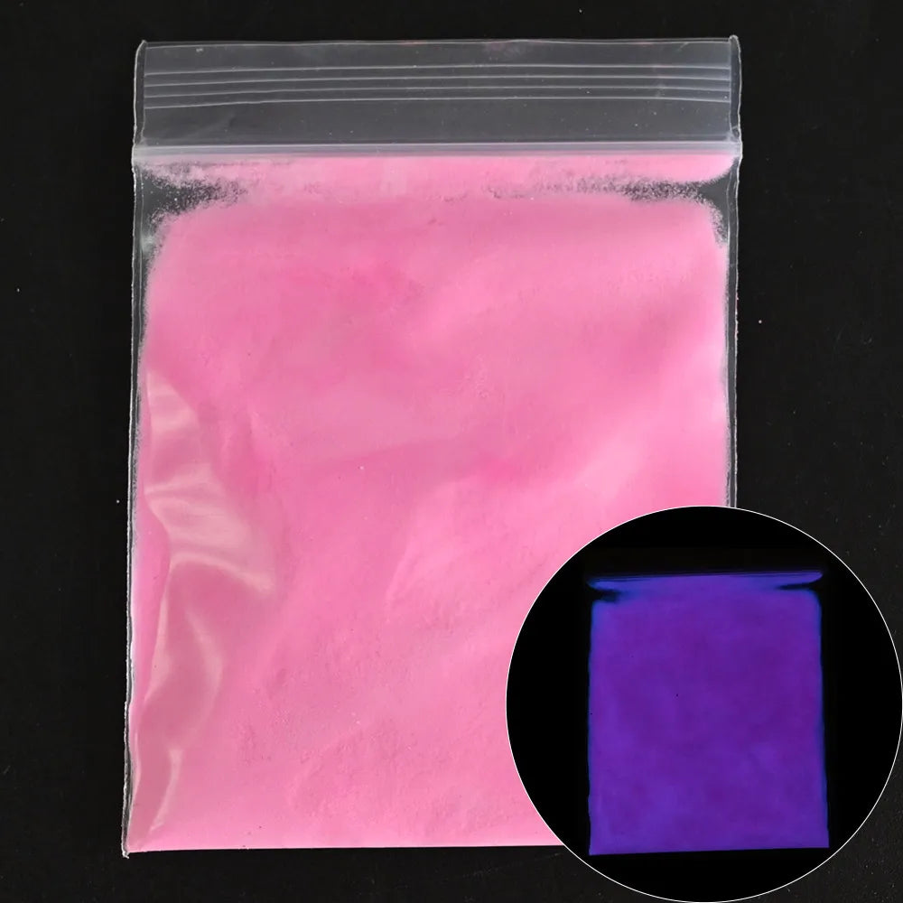 Blue-Green Luminous Nail Powder