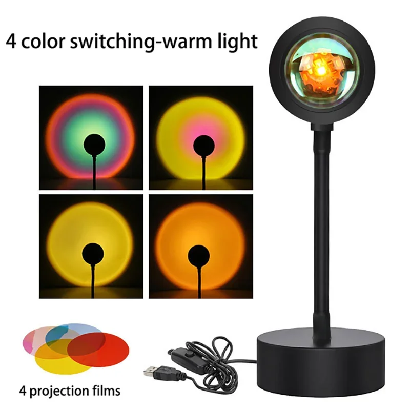16-Color Sunset Projection Lamp