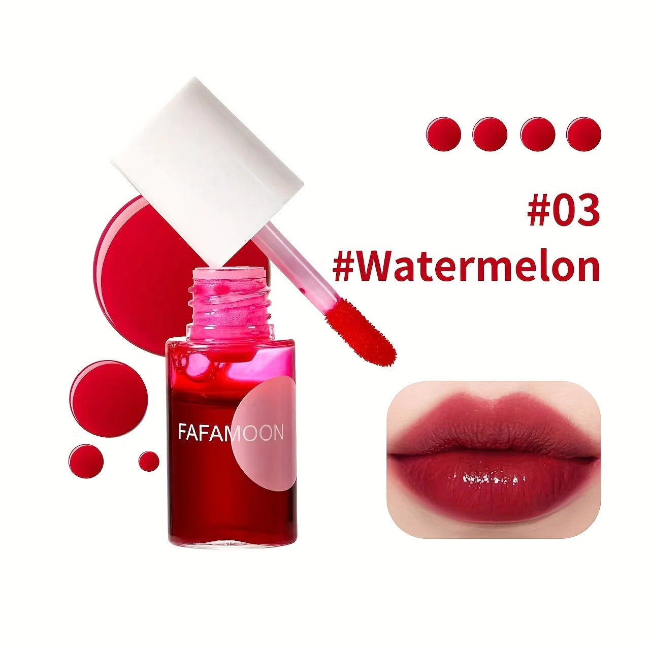 4-Color Fruity Water Gloss Lip Tint