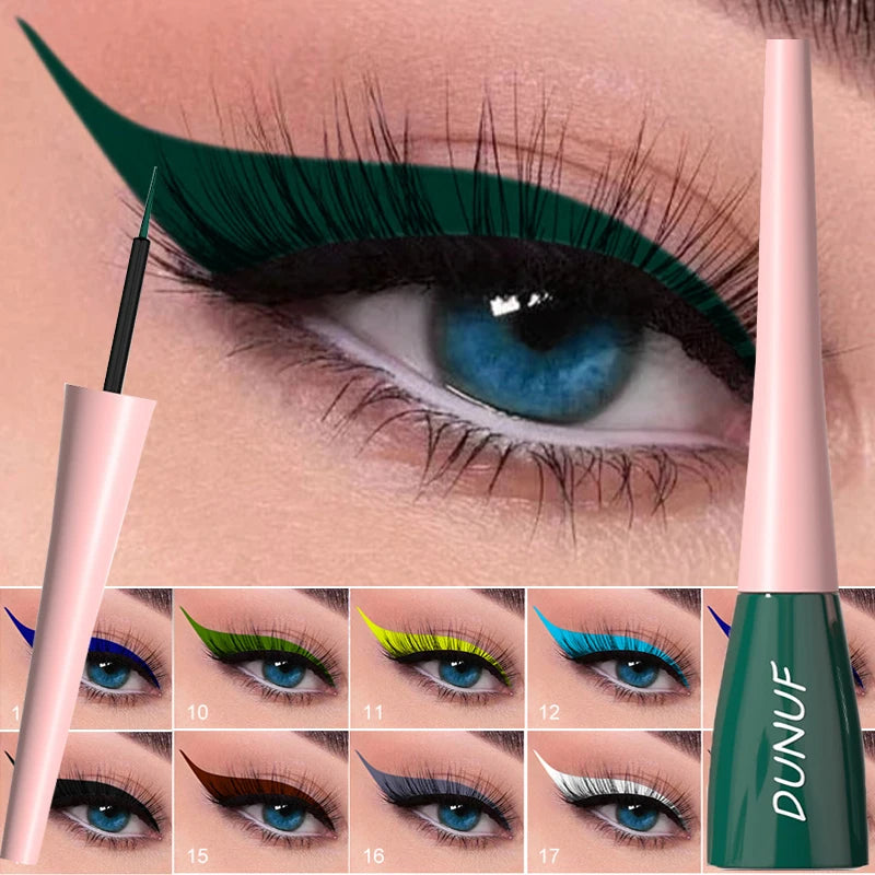 Matte Dark Green Waterproof Liquid Eyeliner