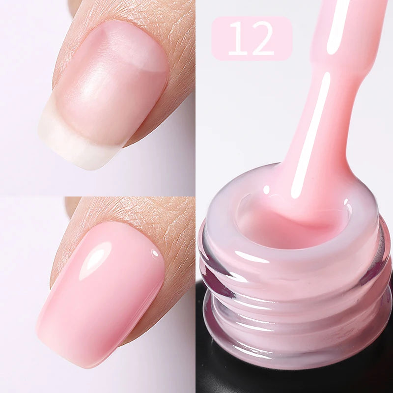 Milky Pink Rubber Base Gel Nail Polish