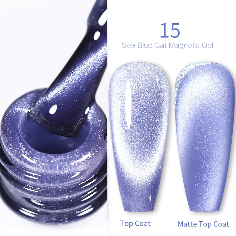 Sparkling Magnetic Cat Eye Gel Polish