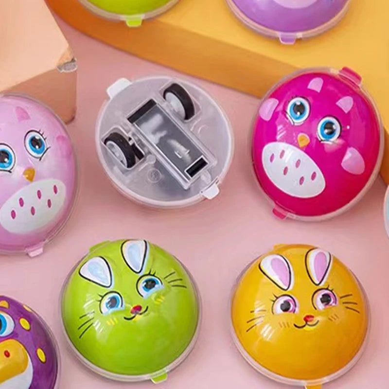 10PCS Mini Animal Cars