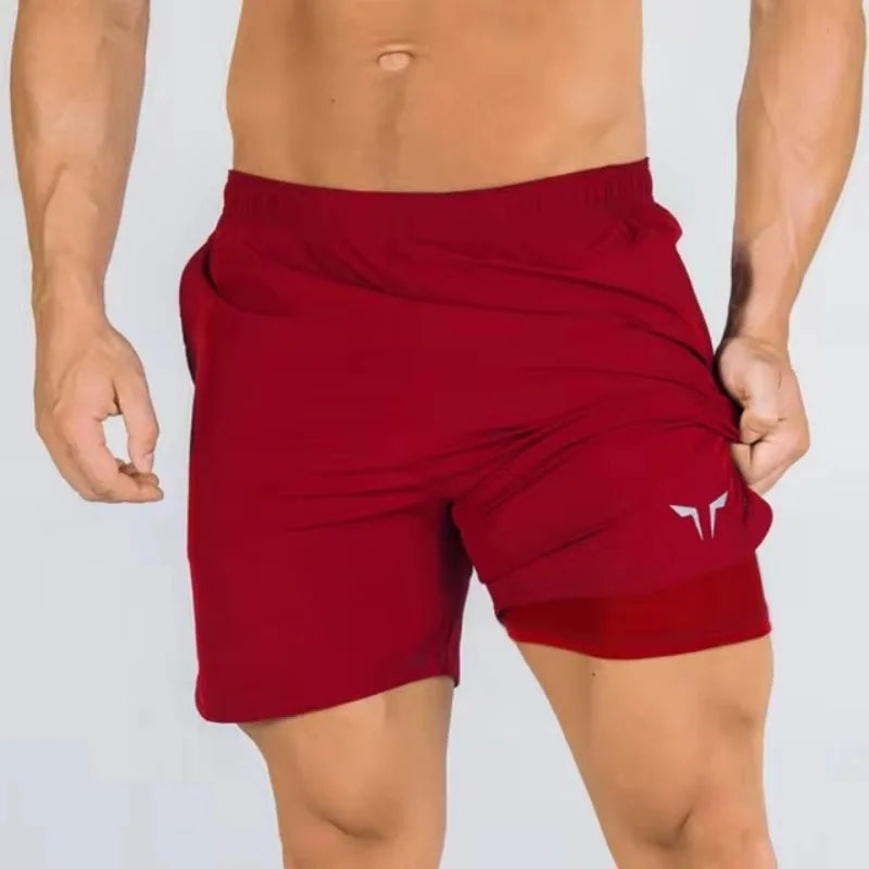 Double-Layer Gym Shorts