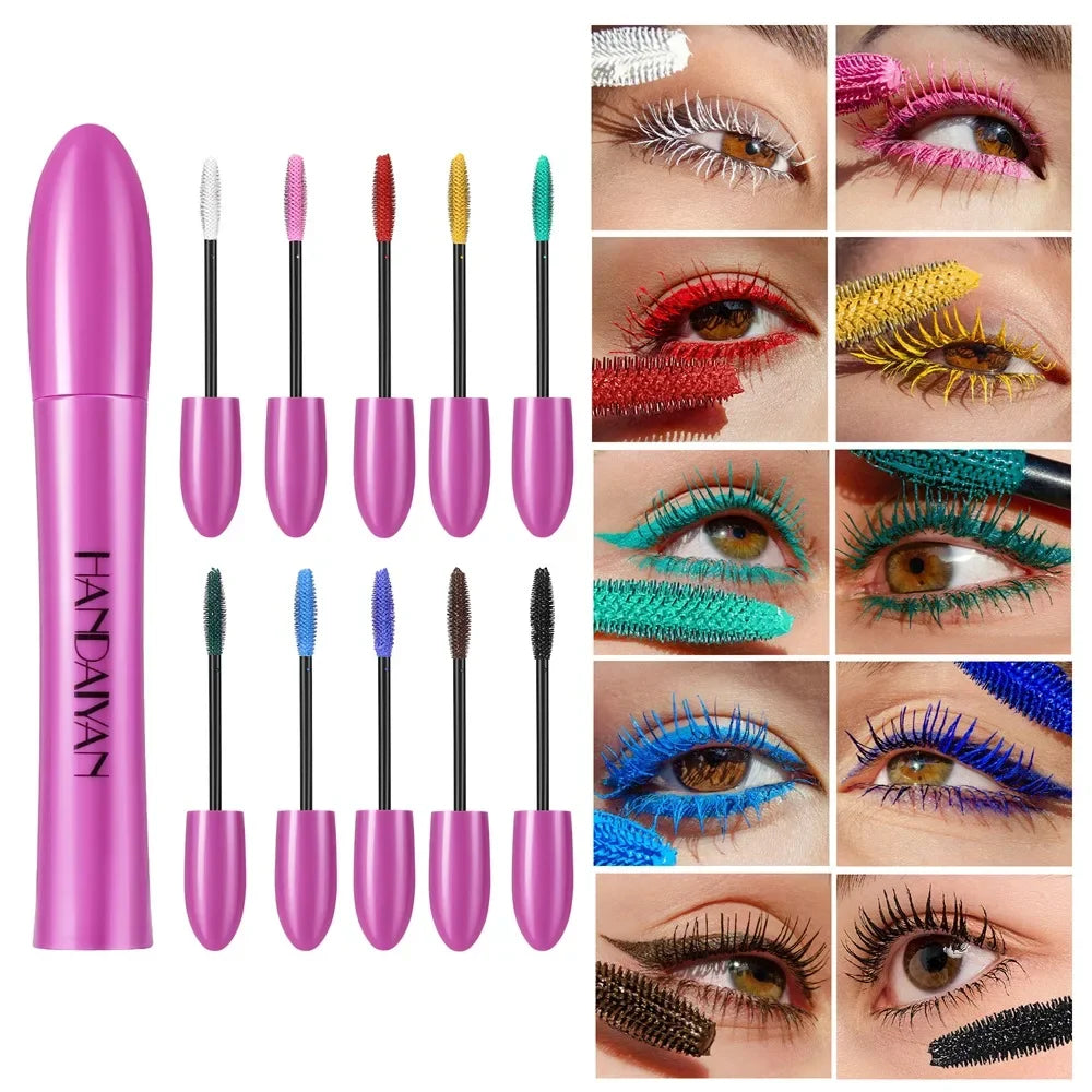 10-Color Waterproof Volumizing Mascara
