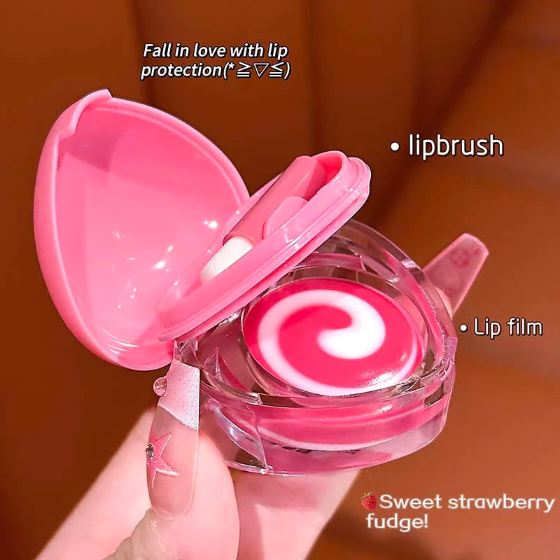 Dual-Color LoveHeart Lip Mask