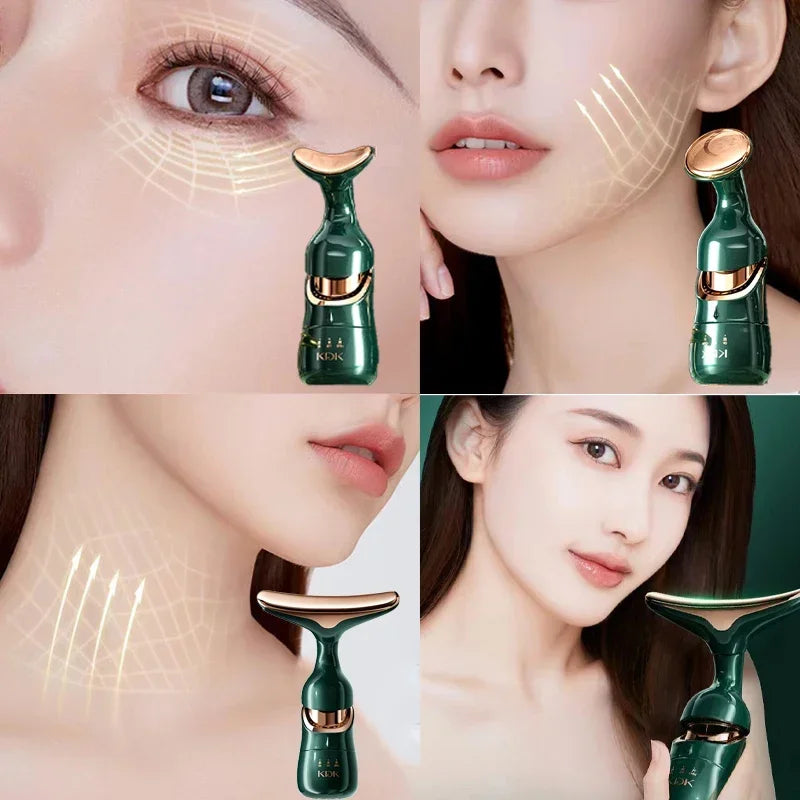 3-in-1 EMS Face Neck Eye Lifting and Massager Device