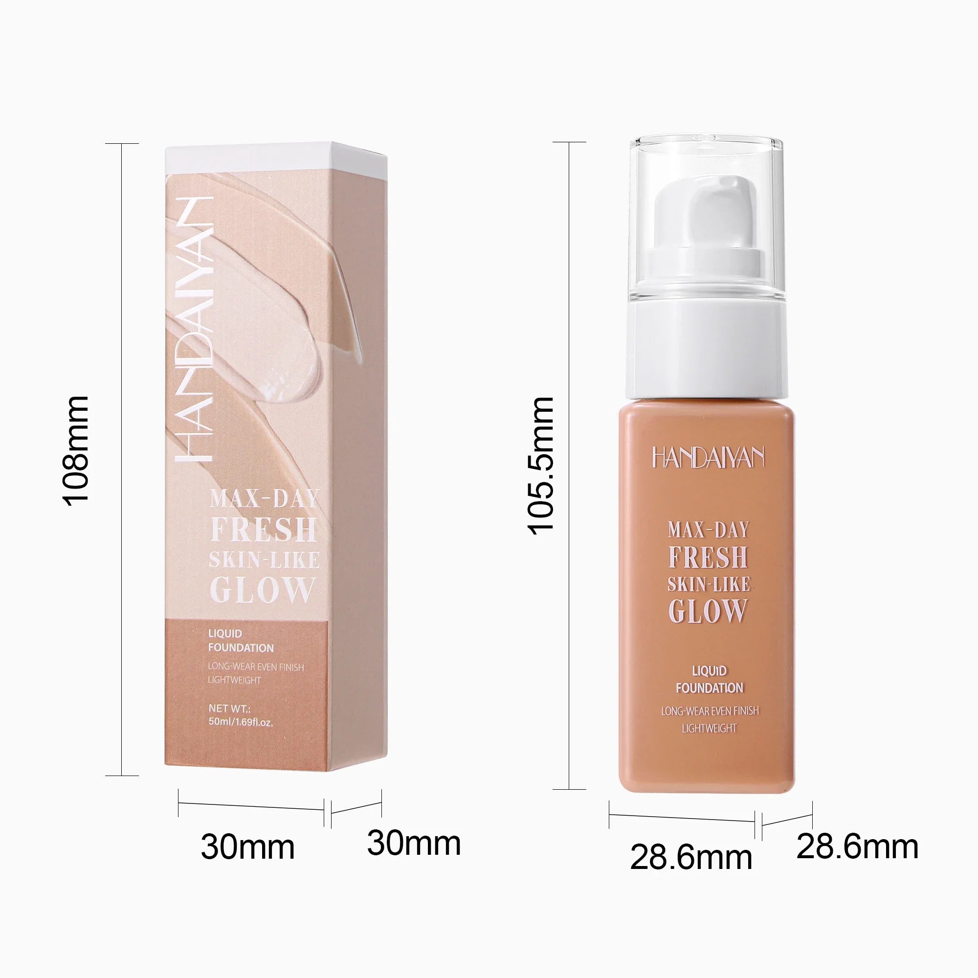Long-Lasting Liquid Foundation