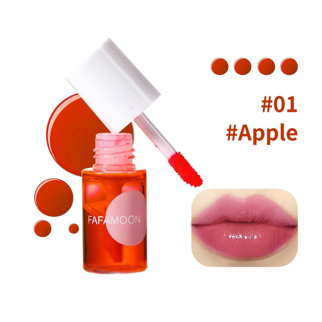 4-Color Fruity Water Gloss Lip Tint