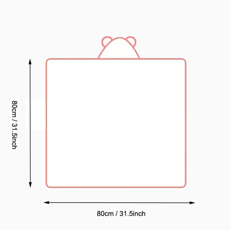 Elephant Cartoon Baby Bath Towel