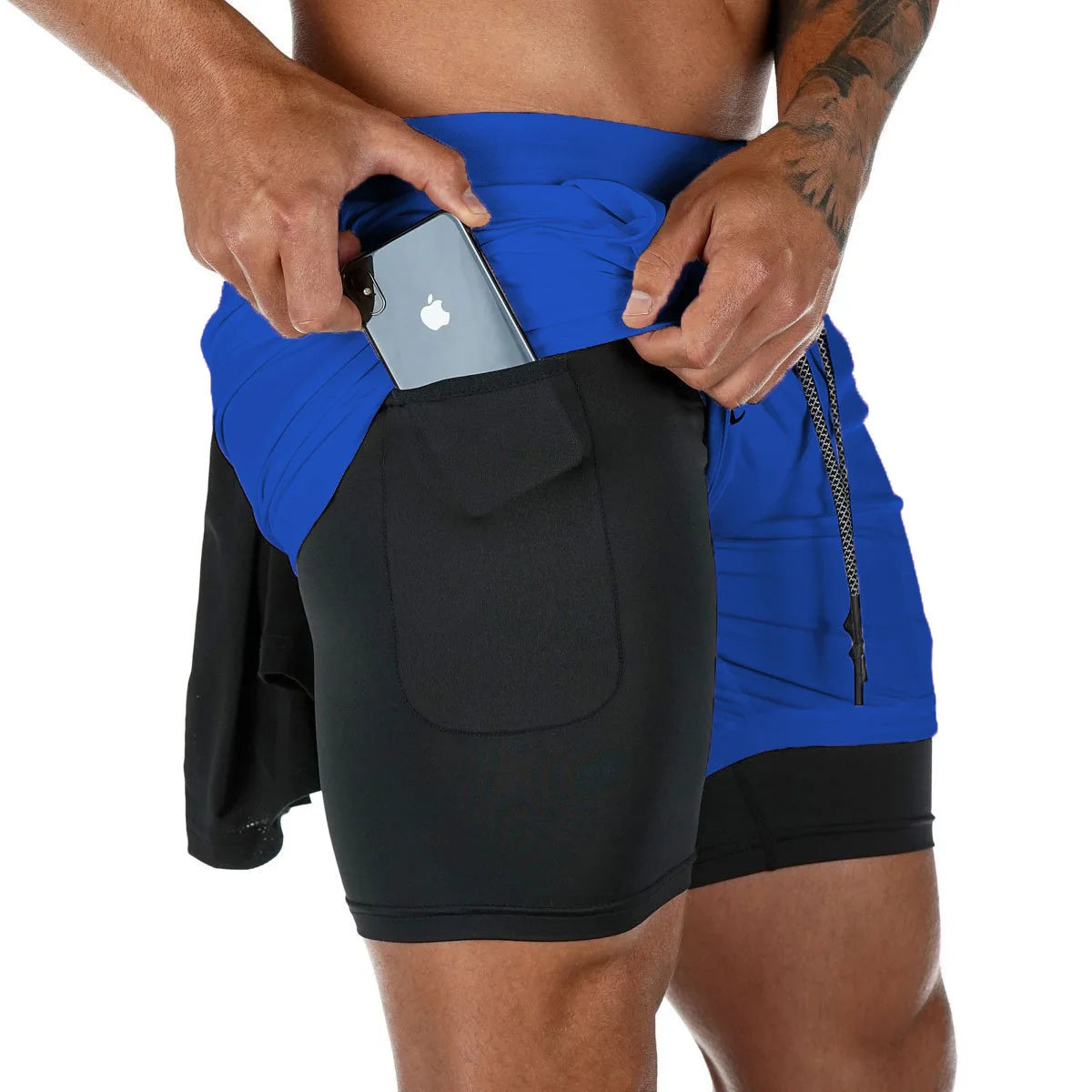 Double Layer Fitness Shorts