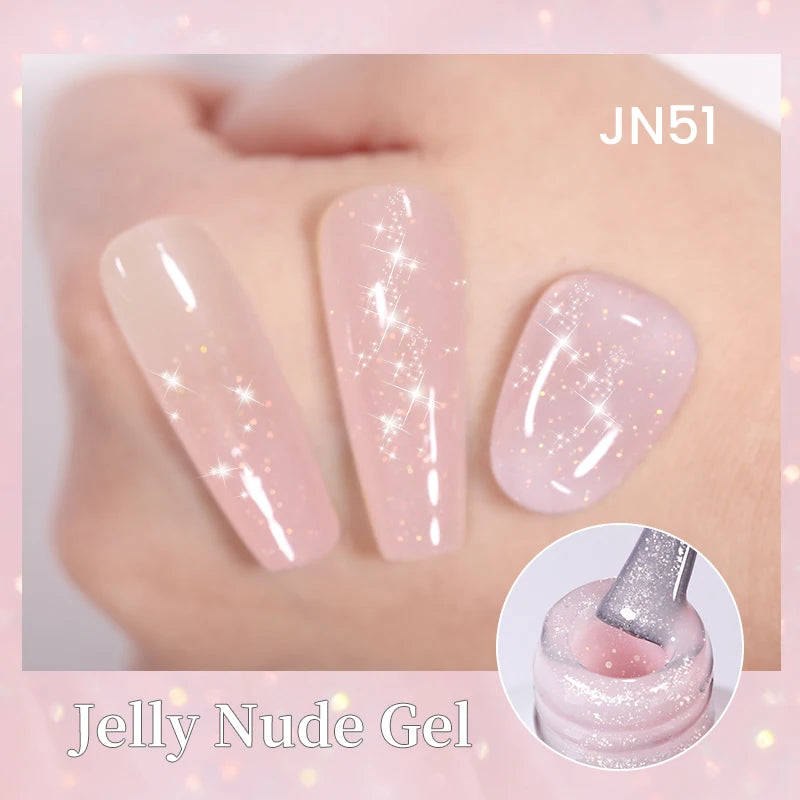 Champagne Gold Reflective Glitter UV Gel Polish