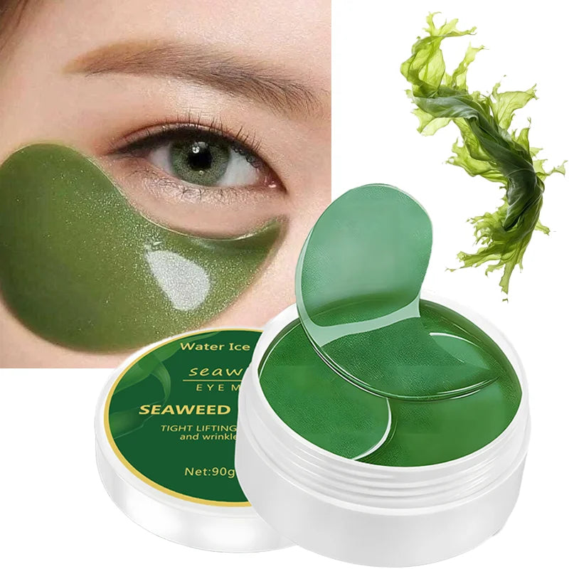 60pcs Seaweed Hyaluronic Acid Eye Masks
