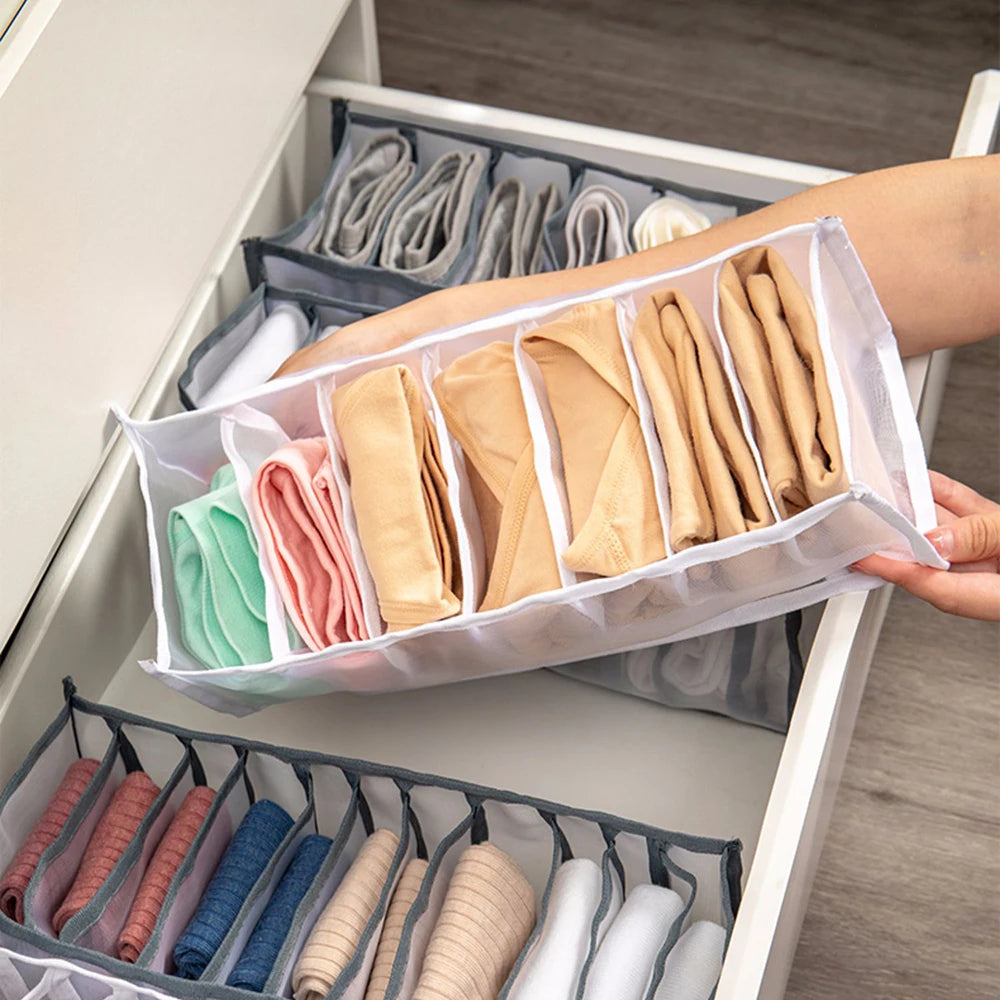Drawer Divider Underwear Socks Panty Storage Boxes
