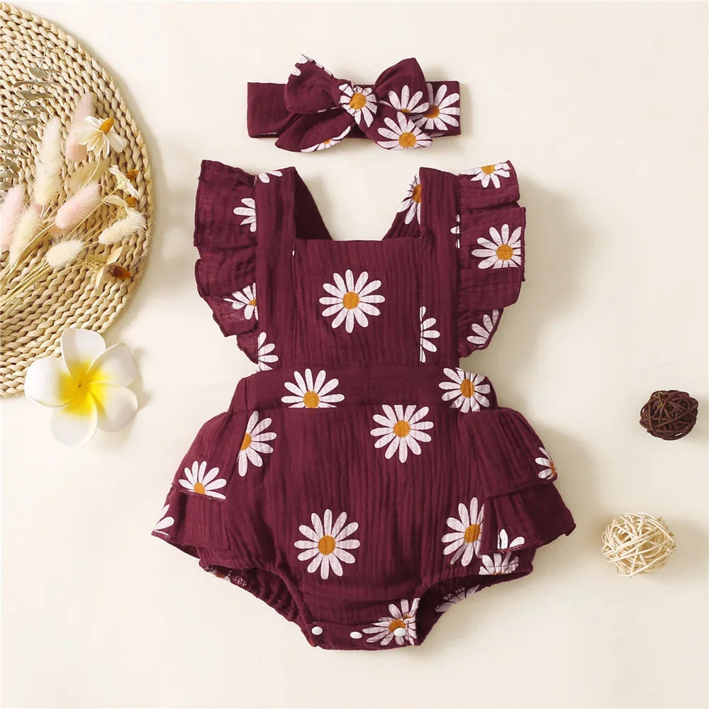 Baby Girl Floral Romper