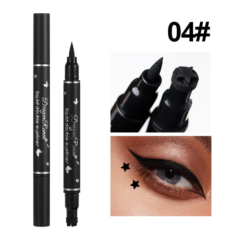 Double-Ended Waterproof Stamp Eyeliner Pen