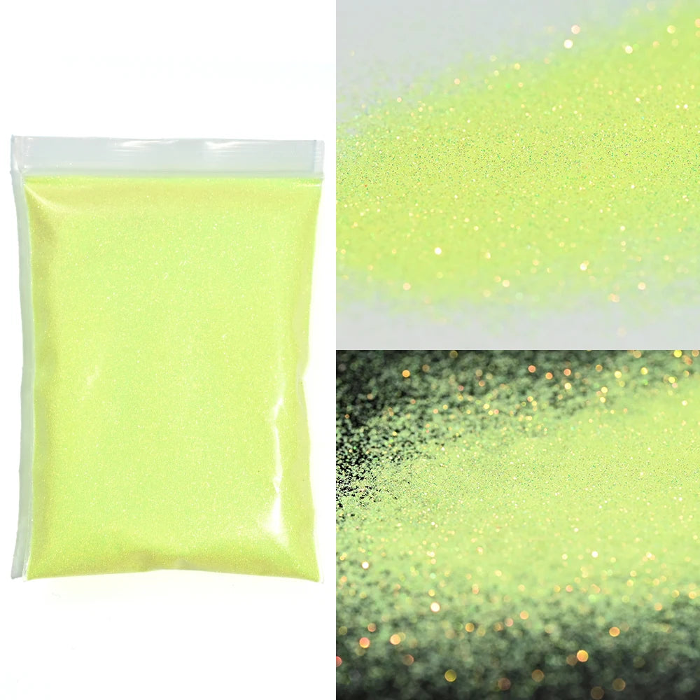 Blue-Green Luminous Nail Powder