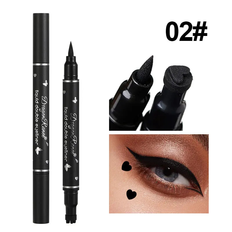Double-Ended Waterproof Stamp Eyeliner Pen