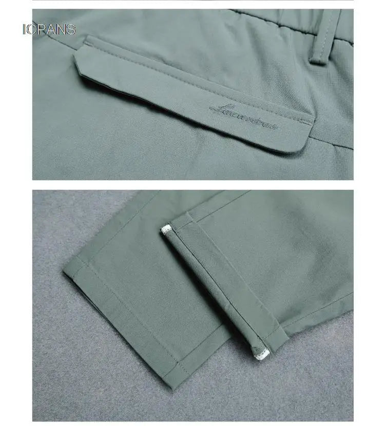 Summer Ankle-Length Suit Pants