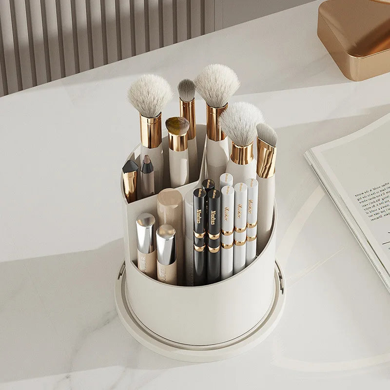 360° Rotating Makeup Brush Holder