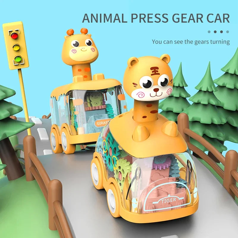Press Gear Inertial Toy Car