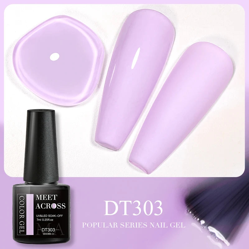 5ml Pink Dried Flower Gel Nail Polish