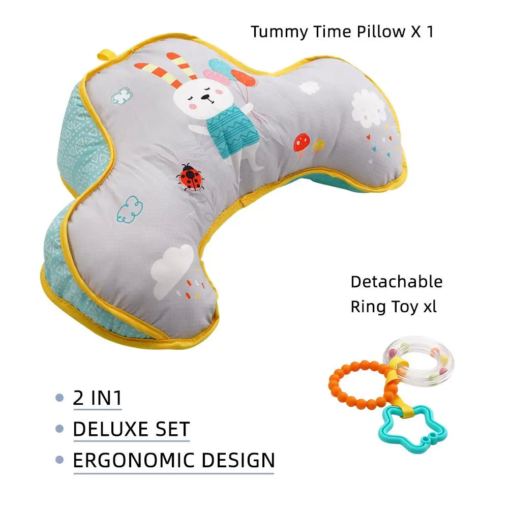High Contrast Baby Tummy Time Pillow