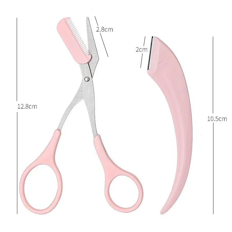 Precision Eyebrow Trimming Razor Set