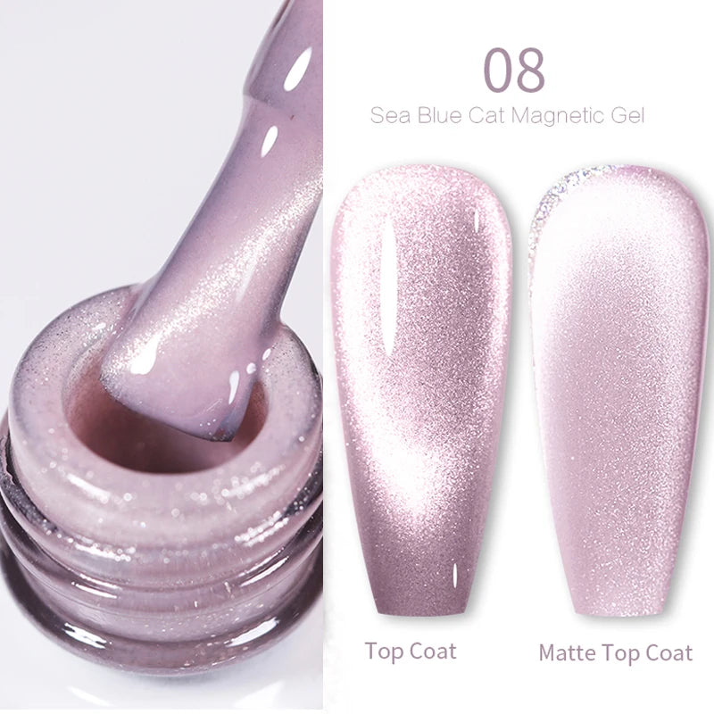 Sparkling Magnetic Cat Eye Gel Polish