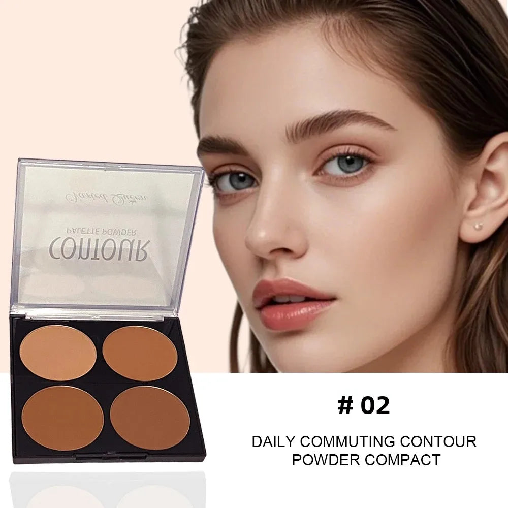 4-Color Highlighter & Contour Palette