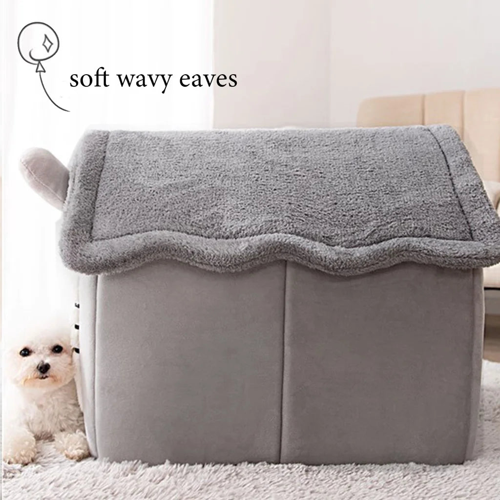 Foldable Pet Sleeping Bed for Cats and Dogs